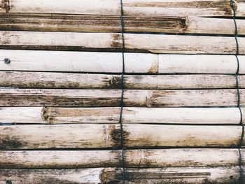 Full frame shot of weathered wooden wall