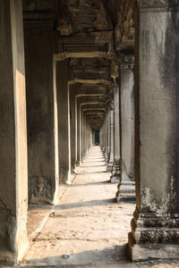 Corridor of historic building