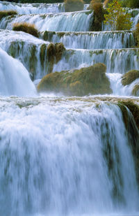 Skradinski buk waterfall in krka national park, croatia