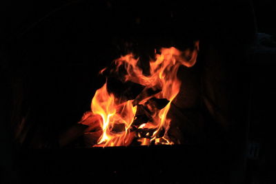 Bonfire at night