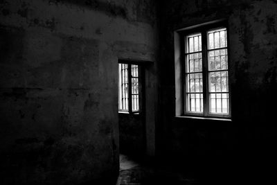 Interior of abandoned house