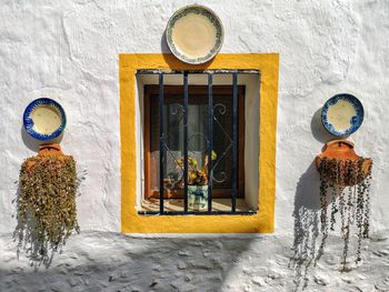 Typical window in nijar, almeria, spain