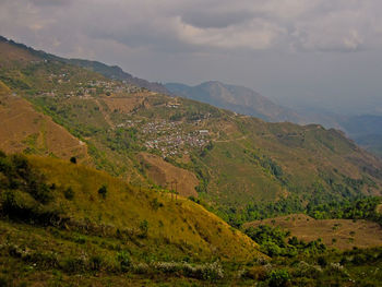 Scenic view of landscape against sky