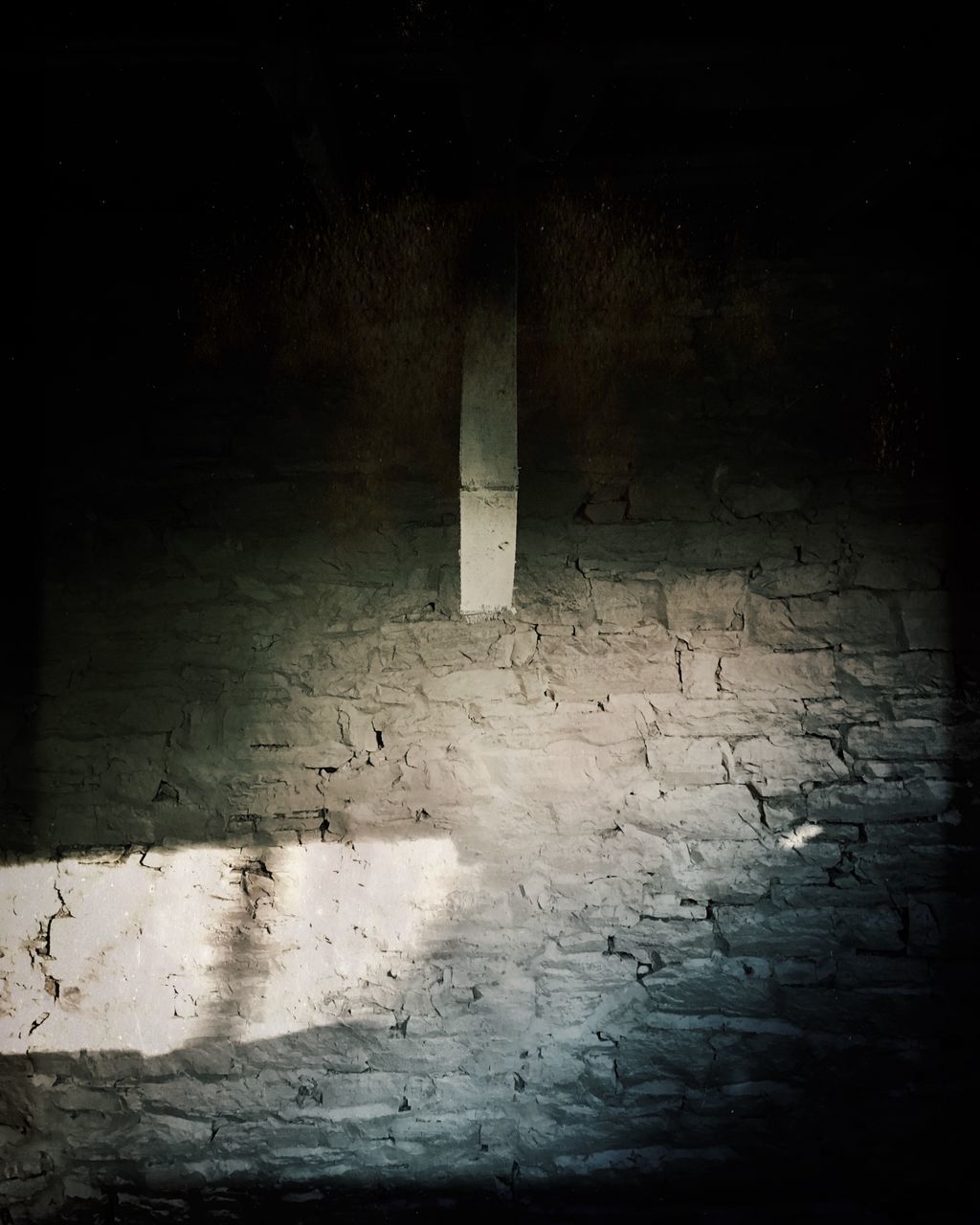 built structure, architecture, wall - building feature, building exterior, wall, abandoned, damaged, old, no people, shadow, brick wall, day, sunlight, outdoors, weathered, guidance, textured, stone wall, deterioration, protection