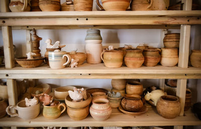 Various displayed for sale in store