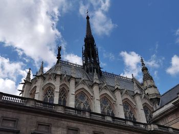 Low angle view of cathedral against sky