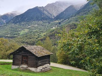 Scenic view of mountains against mountain