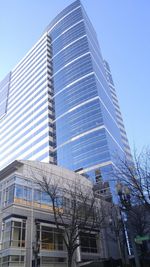 Low angle view of modern building