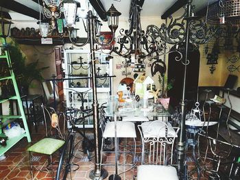 Chairs in room
