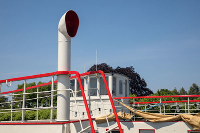 Built structure against clear blue sky