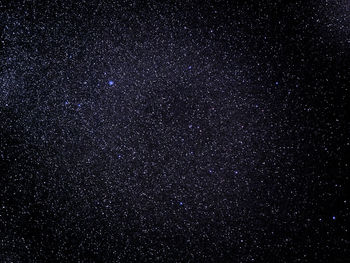 Low angle view of stars in sky