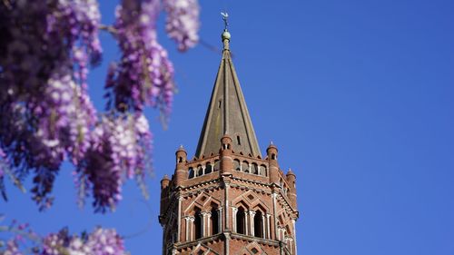 Low angle view of building against sky