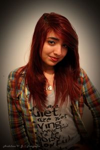 Portrait of young woman