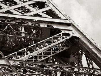 Low angle view of bridge against sky