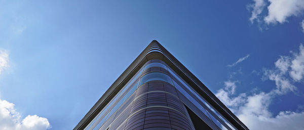 Low angle view of building against sky