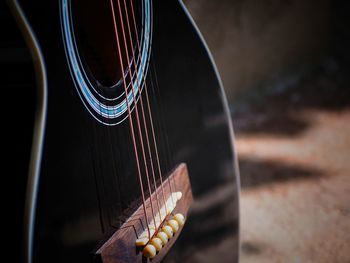 Close-up of guitar