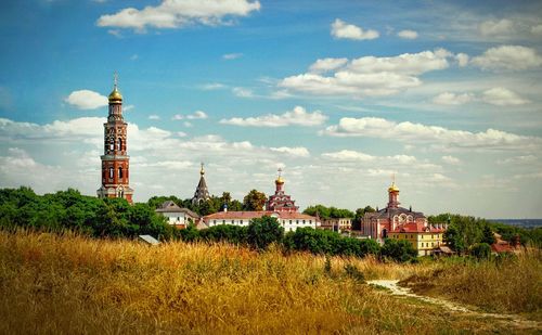 Monastery church moscow area temple temple holy places beautiful nature