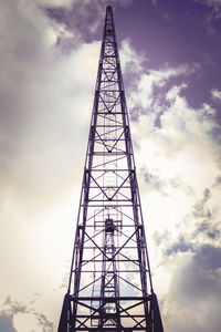 Low angle view of crane