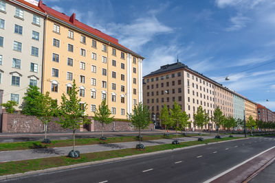 View of buildings in city