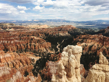 Panoramic view of landscape against sky