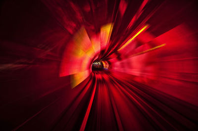 Full frame shot of illuminated tunnel