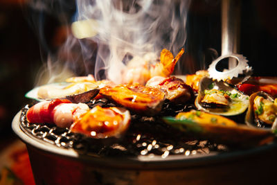 Close-up of food in container