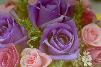 Close-up of rose bouquet