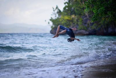 mid-air