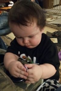 Portrait of boy looking at camera