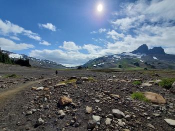 Scenic view of landscape against sky