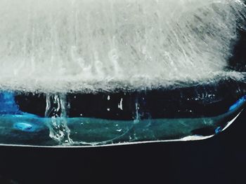 Close-up of waves splashing in water