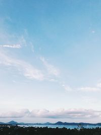 Low angle view of sky over landscape