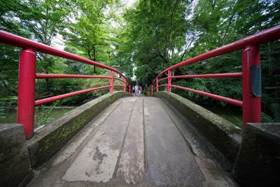 Footbridge in park