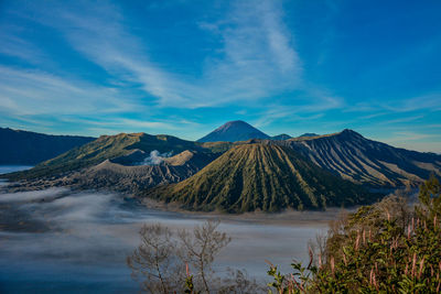 Landscape of mount bromo indonesia