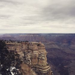 Scenic view of rocky mountains at grand canyon