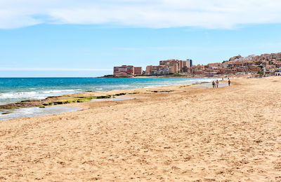 Beach against sky