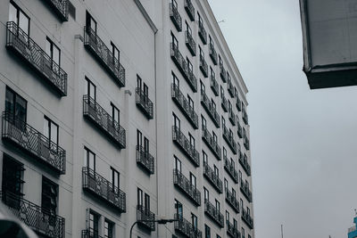 Low angle view of buildings against sky