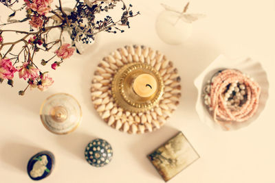 Close-up of food on table