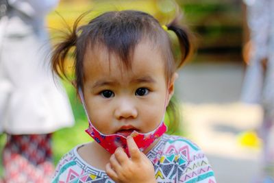 Portrait of cute child 