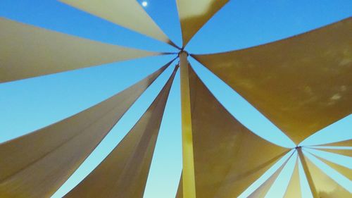 Low angle view of blue sky