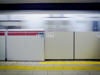 View of subway station