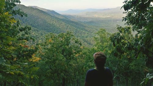 Scenic view of mountains