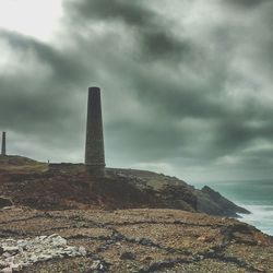 Built structure against cloudy sky