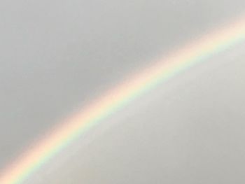 Rainbow against sky