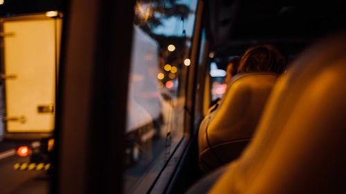 People traveling in bus