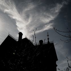 Low angle view of building against sky