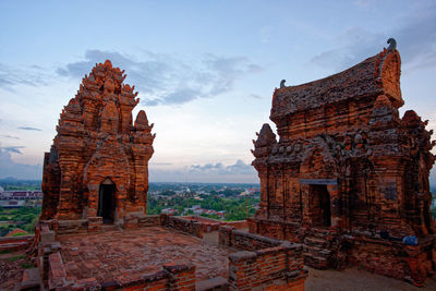 View of old ruins