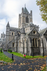 The christ church cathedral in dublin, ireland
