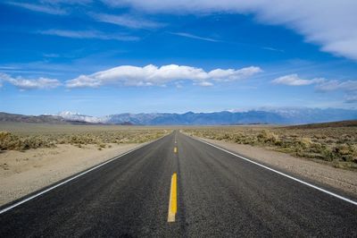 Country road passing through landscape