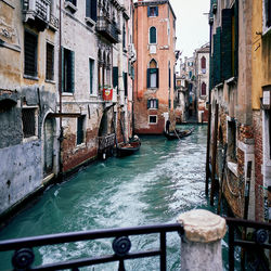 Boats in canal